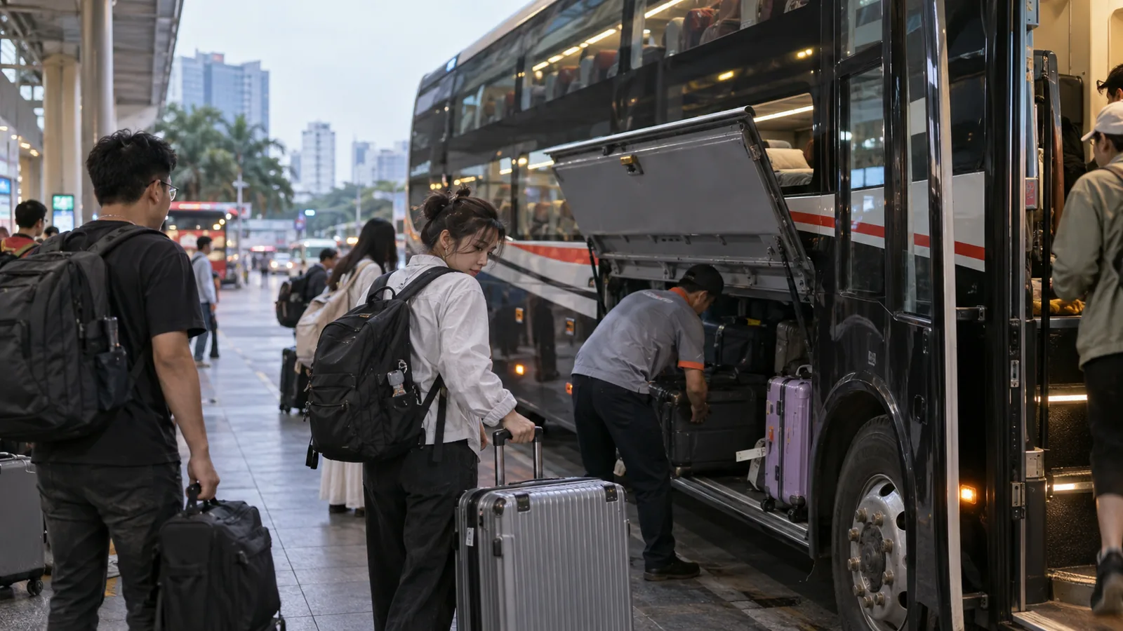 俯拍桌面上的地图与行程计划