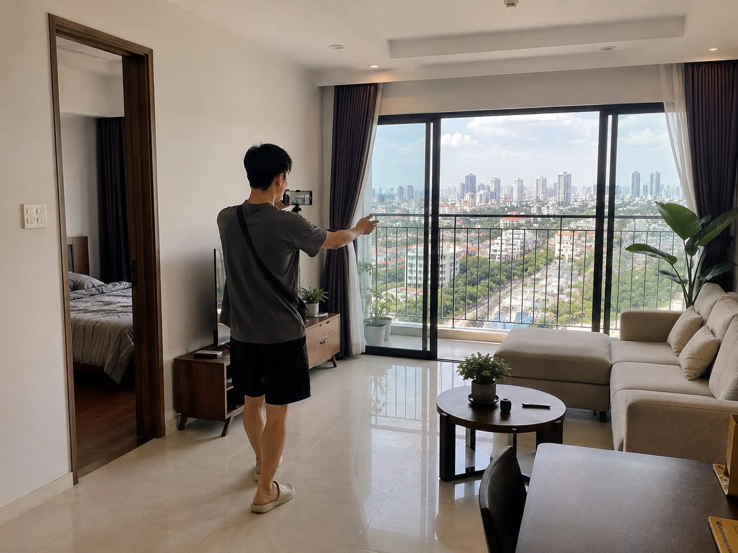 老王实地代看胡志明市公寓